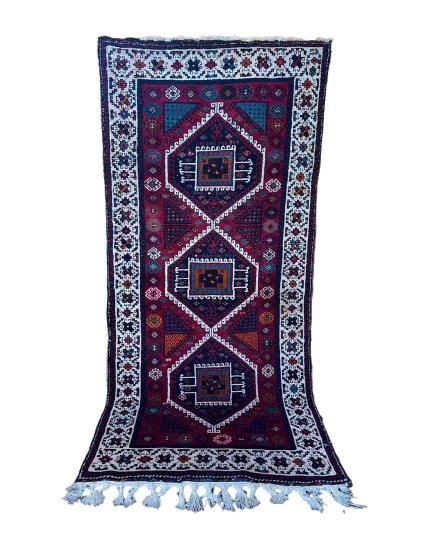 Handmade Malatya Carpet Runner 118 cm x 250 cm