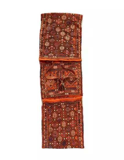 Artvin Savsat Armenian Woven Cicim Rug Saddlebag