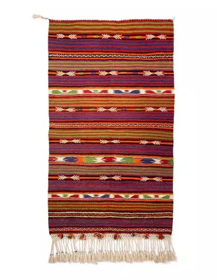 Eskişehir Boncuklu Kilim Kirman Sandık Yenisi