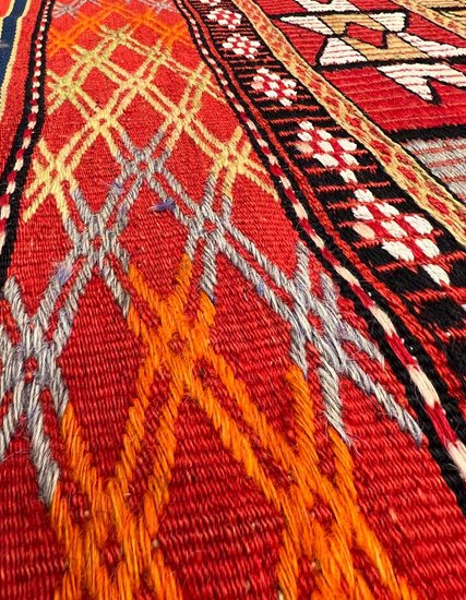 Fethiye Wool Cicim Kilim 117 x 172 cm