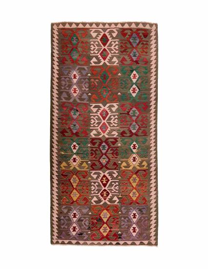 Turkish Sivrihisar Antique Kilim 133 cm x 286 cm