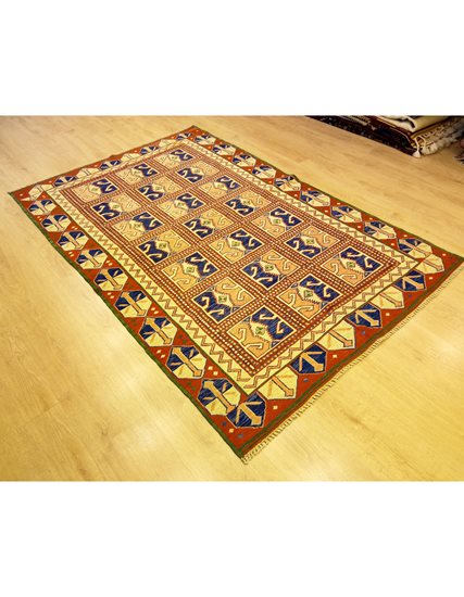 Caucasian Wool Sumac Kilim 130 x 190 cm