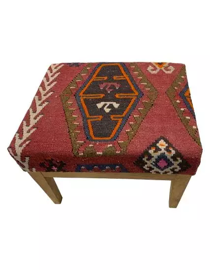 Puf Koltuk El Dokuma Şarkışla Kilim Kaplama (Özel Üretim)