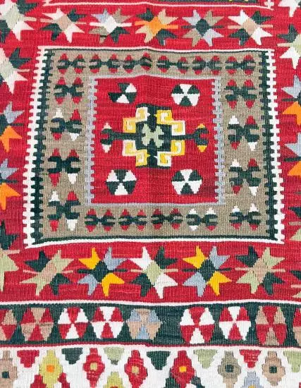 Kayseri Sarız Kırkısrak Tribe Kurdish Weaving Rug