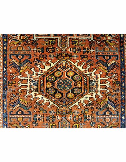 Hand-Knotted Karaca Heriz Carpet 105 x 145 cm