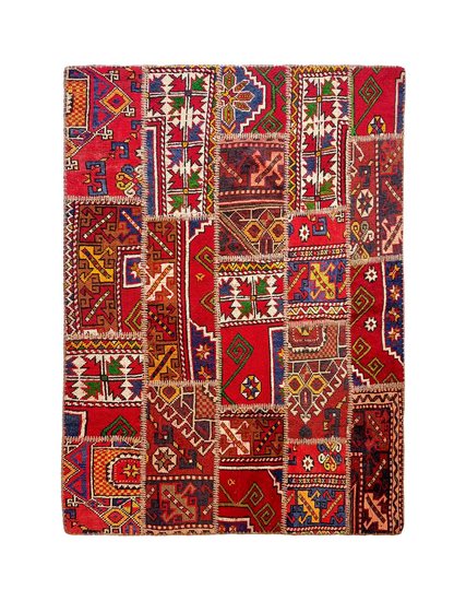 Special Design Handmade Çanakkale Patchwork Rug 151 x 179 cm IGP