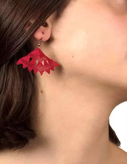 Night Breeze Earrings Nallıhan Needle Lace PGI