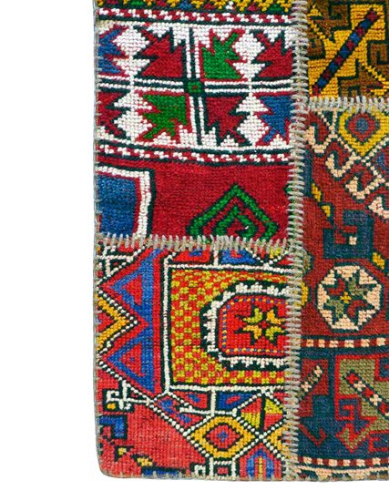 Special Design Handmade Çanakkale Patchwork Rug 151 x 179 cm IGP