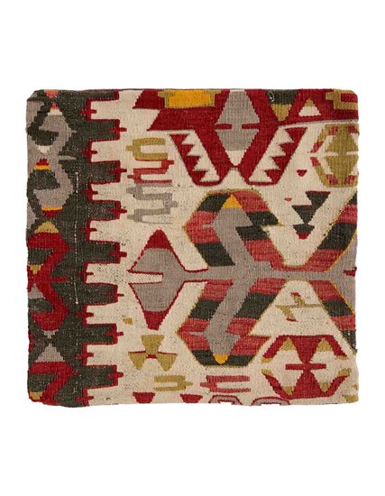 Hand Woven Anatolia Natural Kilim Pillow 50x50 cm