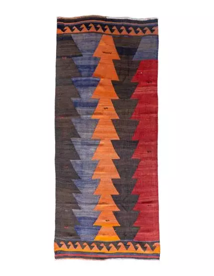 Hand Woven Unique Retro Osmaniye Village Rug