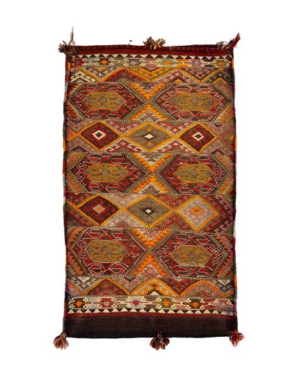 El Dokuma Afyon Kilim Yastık 58 x 115 cm