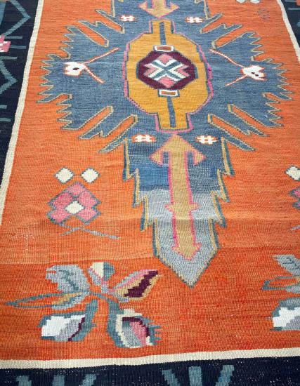 Handmade Karabakh Kilim 143 cm x 210 cm