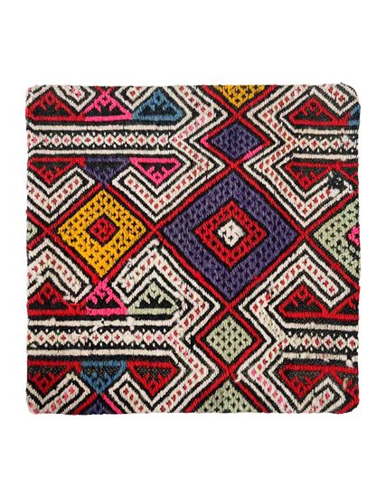 Hand Woven Çanakkale Kozak Cicim Kilim Pillow 50x50 cm