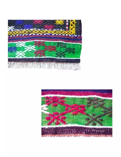 Hand Woven Konya Cicim Turkish Rug