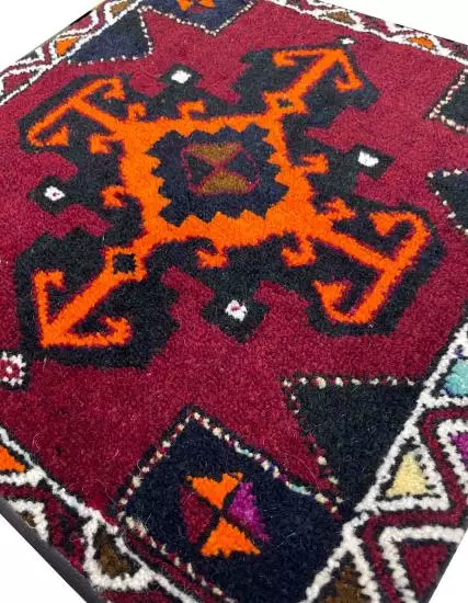 Pouf Chair Malatya Akçadağ Carpet Coated Set of 2