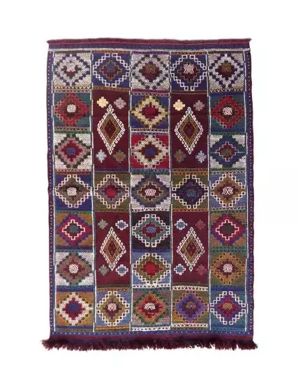 Hand Woven Konya Karapınar Cicim Anatolia Rug