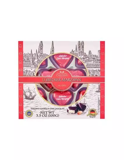 Carstens Lübecker Marzipan w Dark Chocolate PGI 100gr