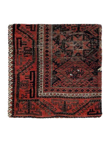 Handmade Afghan Baloch Carpet Vintage Throw Pillow Set 8 Pcs