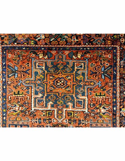 Hand-Knotted Karaca Heriz Carpet 105 x 145 cm