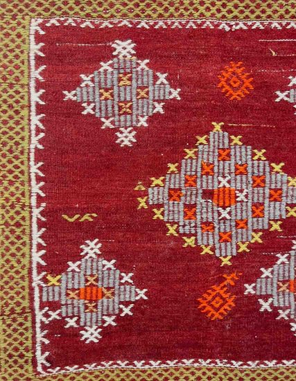 Hand Woven Afyon Cecim Turkish Rug 96 x 98 cm PGI