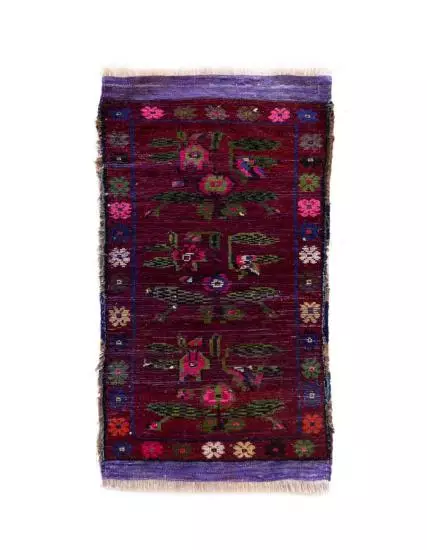 Handwoven Konya Colored Pillow Carpet