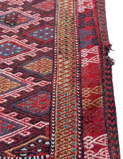 Hand Woven Karapınar Antique Cicim Sack, Chest New