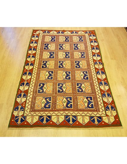 Caucasian Wool Sumac Kilim 130 x 190 cm