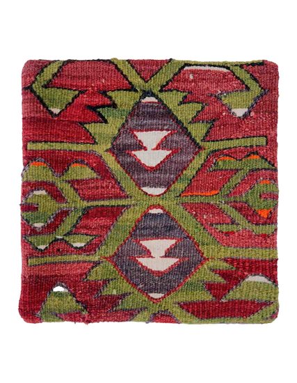 Hand Woven Ethno Texture Rug Throw Pillow 39x39 cm