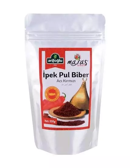 Arifoğlu Maraş İpek-Acı Pul Biber 250gr Coğrafi İşaretli