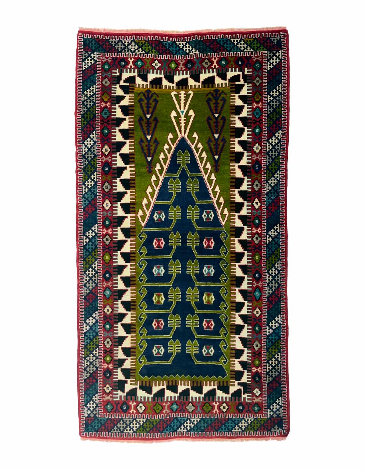 Obruk Kilim Patterned Konya Turkish Carpet
