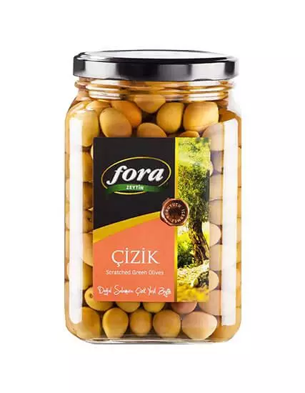 Fora Natural Edremit Green Olives 1 Kg PDO