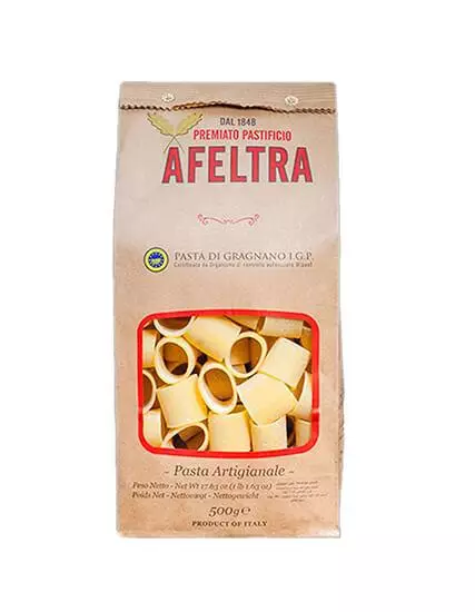 Afeltra Mezzi Paccheri Italian Pasta 500g IGP