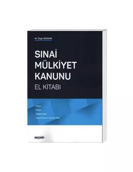 Sınai Mülkiyet Kanunu El Kitabı, Marka, Patent, Faydalı Model, Coğrafi İşaret